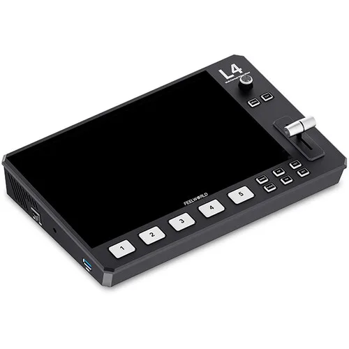 FEELWORLD L4 5-Channel HDMI/SDI Video Switcher with 10.1” Touchscreen for Professional Live Streaming - Image 3
