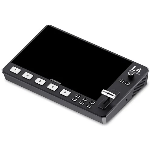 FEELWORLD L4 5-Channel HDMI/SDI Video Switcher with 10.1” Touchscreen for Professional Live Streaming - Image 4