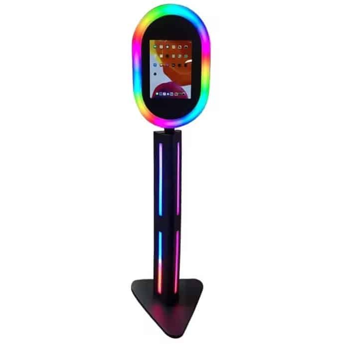 xr Xria Ipad Photo Booth Stand Portable Ipad Photobooth Selfie Kiosk Ring Light For Wedding events birthday (B2B Rental Unit) - Image 1